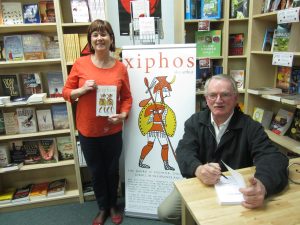 Ann Hewitt of The Book Tree doing a promo